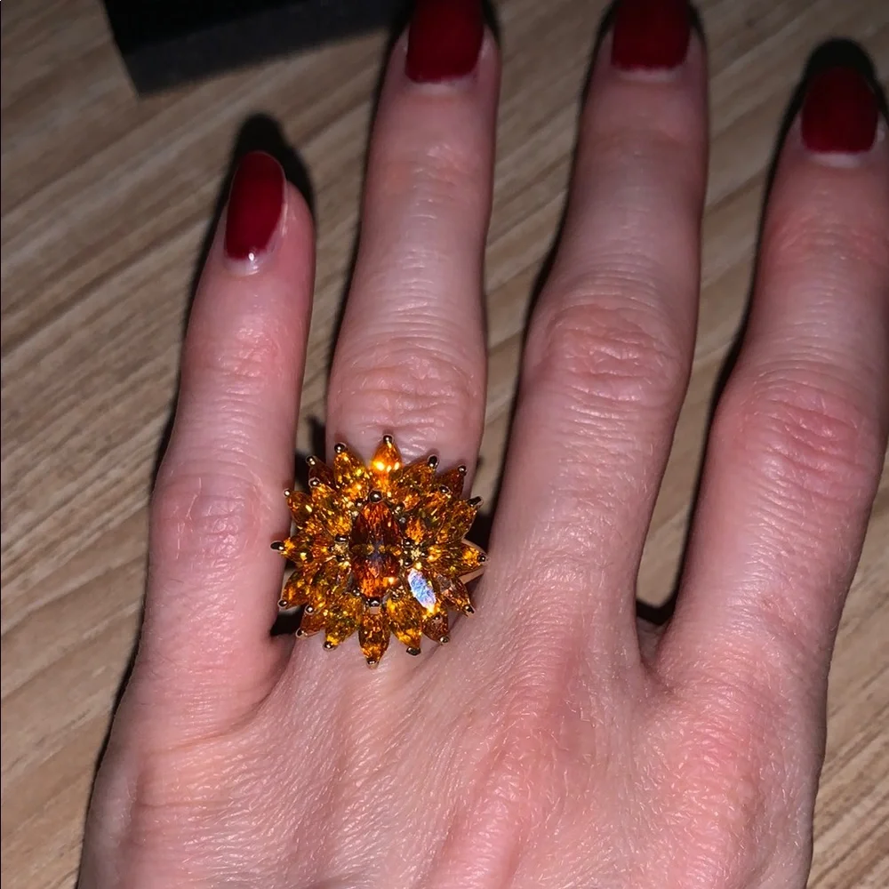 N/A orange citrine